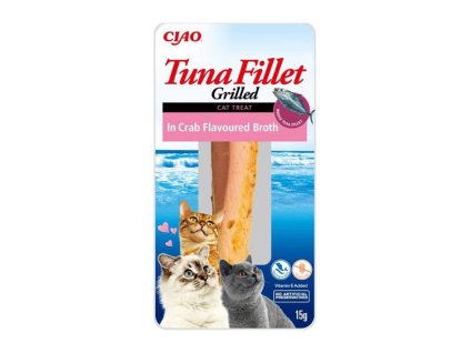 CIAO Cat Filé z tuňáka v krabím vývaru 15g