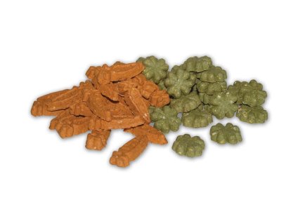 TRIXIE Carrot Clover - mrkvičky a čtyřlístky pro hlodavce 2,5kg