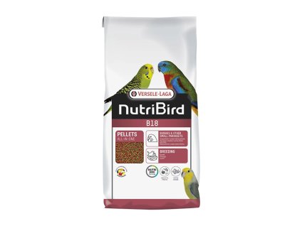 VERSELE-LAGA NutriBird B18 - extrudy pro chov, přepeřování a zvýšené nároky andulek atd. 10kg