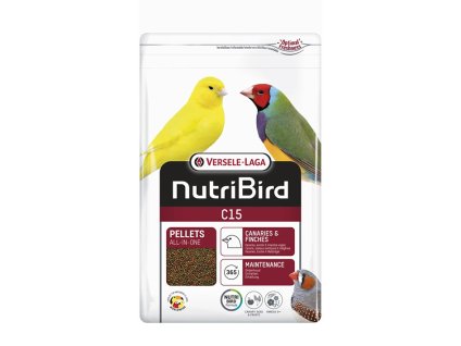 VERSELE-LAGA NutriBird C15  - základní extrudy pro kanáry a exoty 1kg