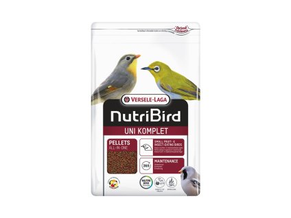 VERSELE-LAGA NutriBird Uni komplet - celoroční extrudy pro drobné ovocno a hmyzožravé druhy 3kg