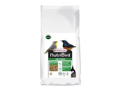 VERSELE-LAGA NutriBird Uni Patee - kompletní směs vlhčená medem pro malé druhy ovocno a hmyzožravých ptáků nebo doplněk pro exoty a evropské pěvce 5kg