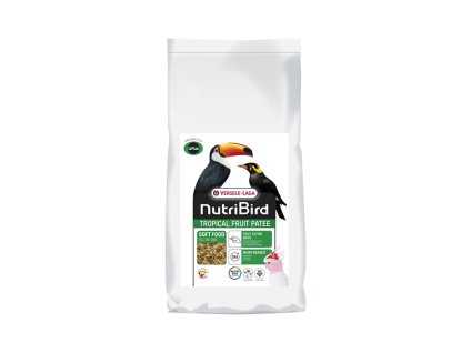 VERSELE-LAGA NutriBird Tropical Patee Premium - kompletní směs vlhčená medem pro ovocnomilné druhy a doplněk pro papoušky a lorie 1kg