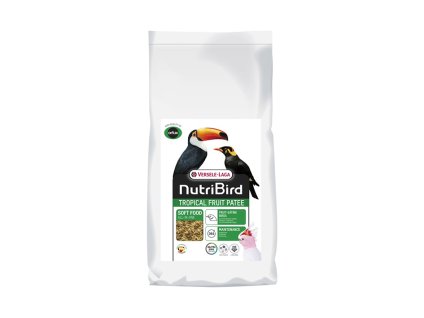 VERSELE-LAGA NutriBird Tropical Patee Premium - kompletní směs vlhčená medem pro ovocnomilné druhy a doplněk pro papoušky a lorie 25kg