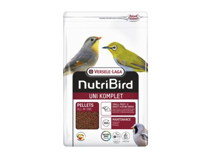 VERSELE-LAGA NutriBird Uni komplet - celoroční extrudy pro drobné ovocno a hmyzožravé druhy 1kg