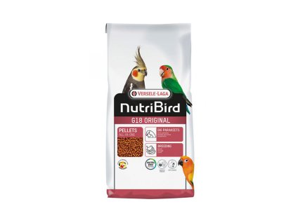 VERSELE-LAGA G18 Original - extrudované pelety, chovatelské krmivo pro středně velké papoušky 10kg