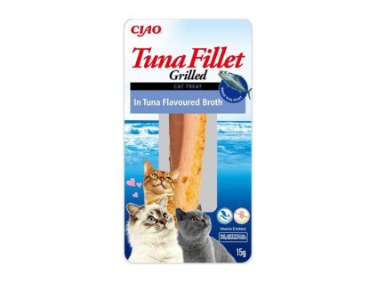 INABA Cat Filé z tuňáka v tuňákovém vývaru 15g