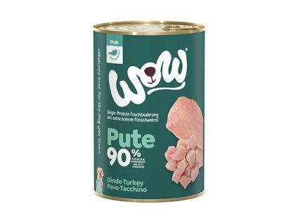 Konzerva WOW PUR krocan monoprotein 400g