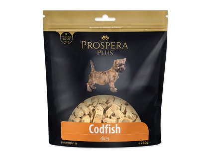 PROSPERA Plus tresčí kostky 230g
