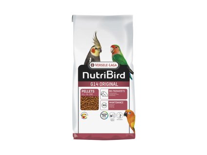 VERSELE-LAGA NutriBird G14 Original - základní extrudy pro korely a středně velké papoušky s tuzemským ovocem 1kg