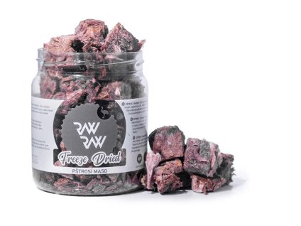 RAW RAW Freeze Dried Pštrosí maso 90g