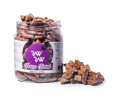 RAW RAW Freeze Dried Králičí játra 80g