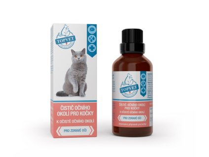 TOPVET Čistič očního okolí pro kočky 50ml