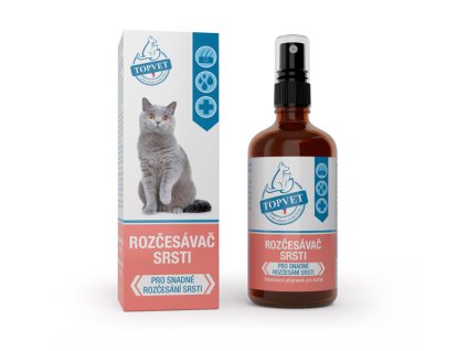 TOPVET Rozčesávač srsti pro kočky 100ml (DOPRODEJ)