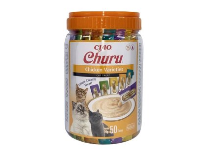 INABA Churu Cat Snack kuře 50x14g (multipack)