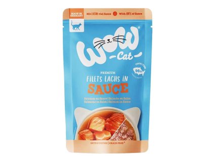 Kapsička WOW Cat Sauce Adult losos 85g