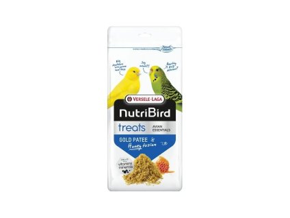 VERSELE-LAGA NutriBird Treats Gold Patee Honey Fusion - vlhčené vaječné krmivo pro kanáry, tropické a evropské pěvce 250g
