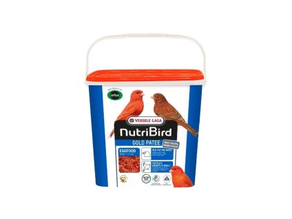 VERSELE-LAGA Nutribird Gold Patee - vlhčené vaječné krmivo pro červené kanáry (k zachování barvy) 5kg