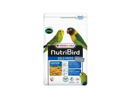 VERSELE-LAGA NutriBird Gold Patee - vlhčené vaječné krmivo pro andulky, neofémy a hrdličky 1kg (DOPRODEJ)