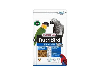 VERSELE-LAGA NutriBird Gold Patee - vlhčené vaječné krmivo pro střední a velké papoušky 10kg
