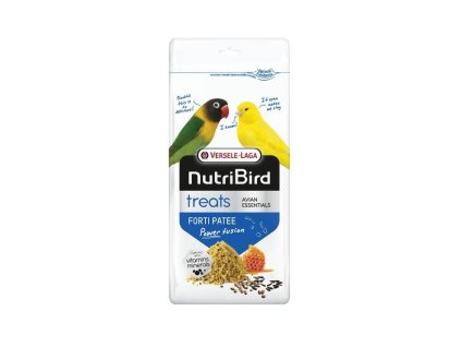 VERSELE-LAGA NutriBird Treats Forti Patee - vlhčené vaječné krmivo pro tropické pěvce a malé papoušky 250g