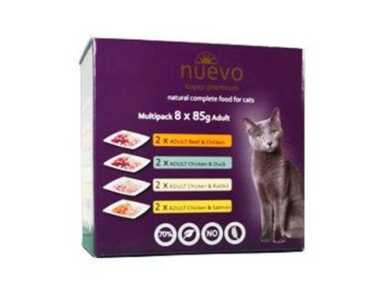 Kapsička NUEVO Cat Adult 8x85g (multipack) (DOPRODEJ)