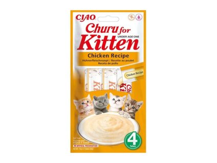 CIAO Churu Cat Snack Kitten kuře 4x14g