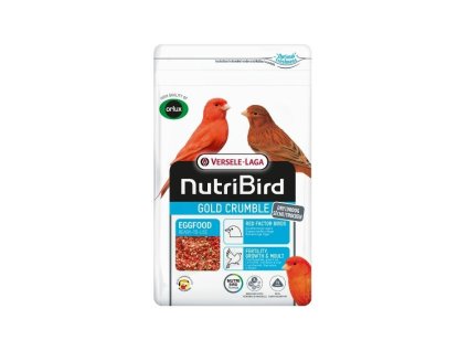 VERSELE-LAGA Nutribird Gold Crumble - suché vaječné krmivo pro červené kanáry (k uchování barvy) 1kg (DOPRODEJ)