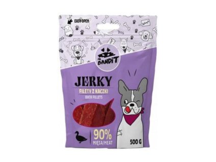 VET EXPERT Mr.Bandit pochoutka Jerky kachní filety 80g
