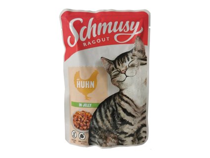 Kapsička SCHMUSY Ragout Cat kuře v želé 100g