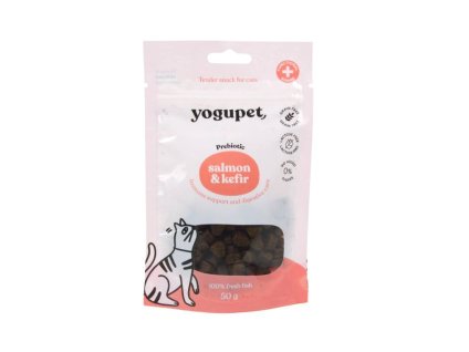 YOGUPET Cat Snack s lososem a kefírem 50g