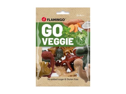 FLAMINGO Go Veggie Dino Mix (S) 120g (8ks)