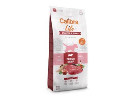 CALIBRA Dog Life Starter & Puppy Fresh Beef 750g (DOPRODEJ)