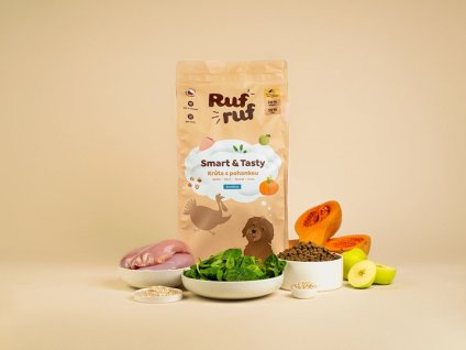RUFRUF Smart & Tasty krůta s pohankou 12kg