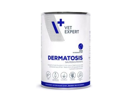 Konzerva VETEXPERT 4T Dermatosis Dog Salmon 400g