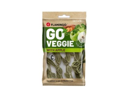 FLAMINGO Go Veggie kartáčky s jablkem 120g (15ks)