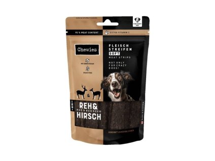 CHEWIES Fleischstreifen Soft Srnčí a jelení maso Mini 70g