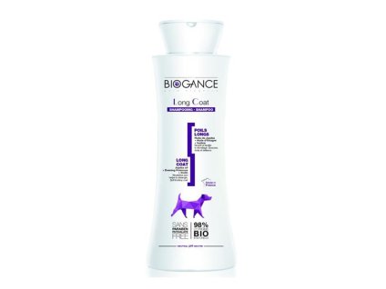 Šampon BIOGANCE Long Coat - na dlouhou srst 250ml