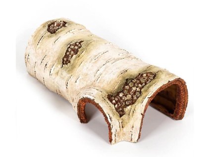 Skrýš REPTIZOO kmen topolu (L) 26,5x13,7x8,8cm
