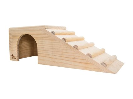 Dřevěný domek TRIXIE s rampou 42x15x14cm (DOPRODEJ)