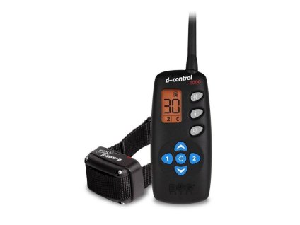 Elektronický výcvikový obojek DOGTRACE d-control 1000 (dosah 1000m, pro všechna plemena)