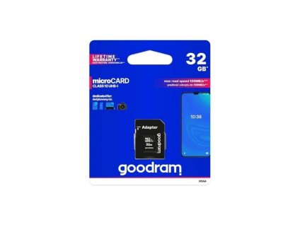 Paměťová karta microSDHC 32GB vč. adaptéru