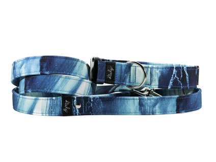 Obojek HAPPYZOO BY KIWLY softshell Moře 2,5x27-40cm (DOPRODEJ)