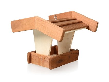 Venkovní krmítko pro ptáky TOMMI dřevěné 22,5x22,5x17,5cm