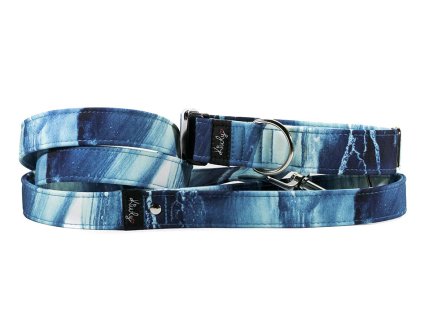 Vodítko HAPPYZOO BY KIWLY softshell Moře 2x130cm