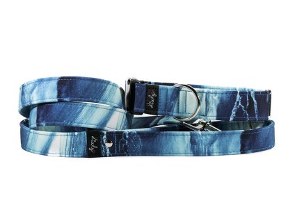 Vodítko přepínací HAPPYZOO BY KIWLY softshell Moře 2,5x200cm