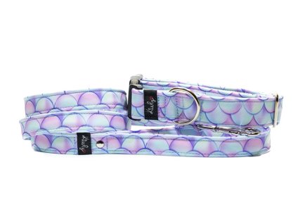 Obojek HAPPYZOO BY KIWLY softshell Šupiny 4x37-56cm