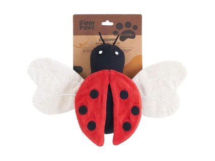 Hračka ZIPPY PAWS látka - EcoZippy Beruška 17,5x27,5x7,5cm