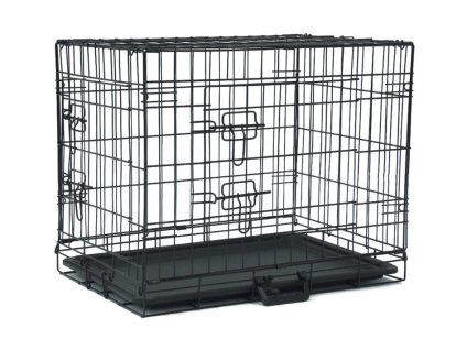 Klec pro psy AK FOR PETS černá 107x77x77,5cm