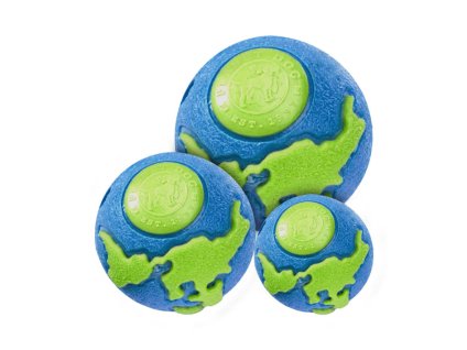 Hračka PLANET DOG - Orbee-Tuff Ball Zeměkoule modrá/zelená (S) 5,5cm